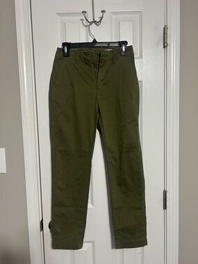 GAP Olive Green Straight Chinos